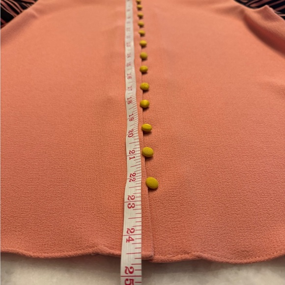 Hoffman Copenhagen Ava flutter sleeved button down blouse US 8 sized Euro 38 - Picture 9 of 12